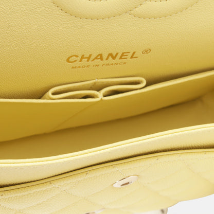 Chanel Classic Flap Caviar Silver Shoulder Bag Style 13 Rovelle Bags