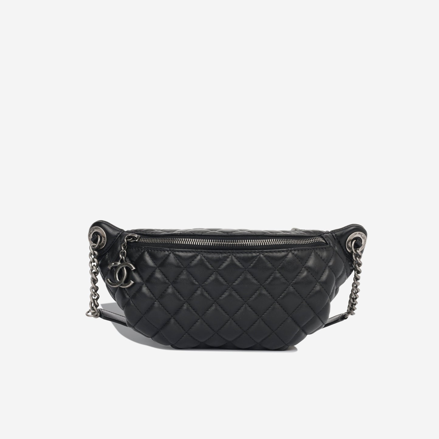 Chanel Luxury Lambskin Black Handbag Style 11 Rovelle Bags