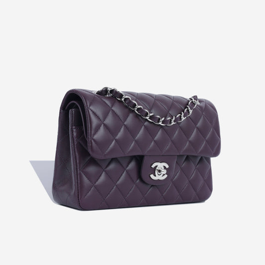 Chanel Small Classic Flap Bag - Aubergine Rovelle Bags