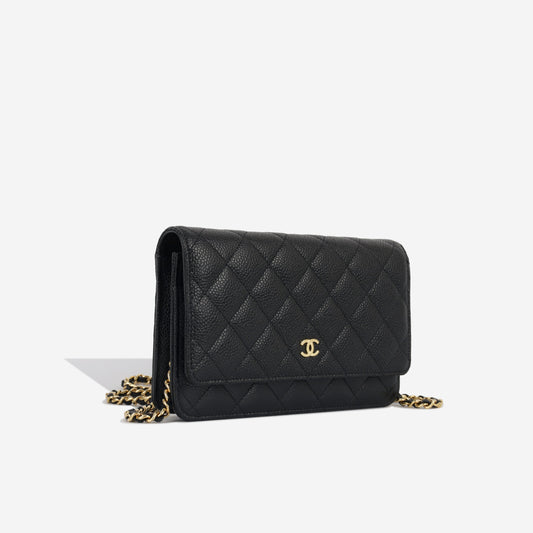 Chanel Wallet On Chain Caviar Black Crossbody Style 8 Rovelle Bags