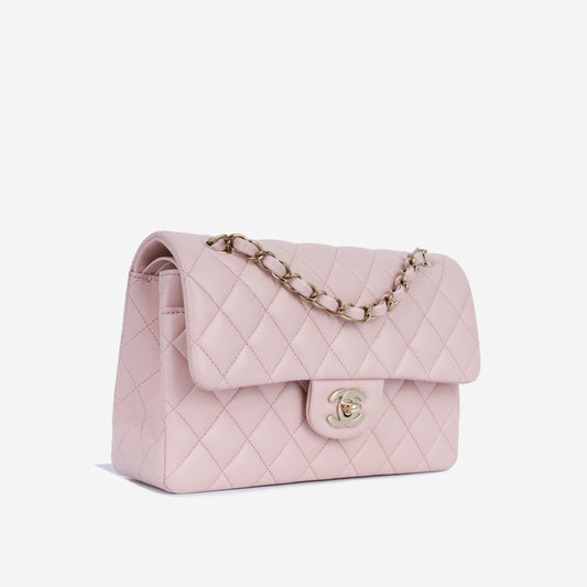 Chanel Small Classic Flap Bag - Pink Rovelle Bags