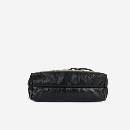 Chanel Chanel 22 Calfskin Black Shoulder Bag Style 5 Rovelle Bags