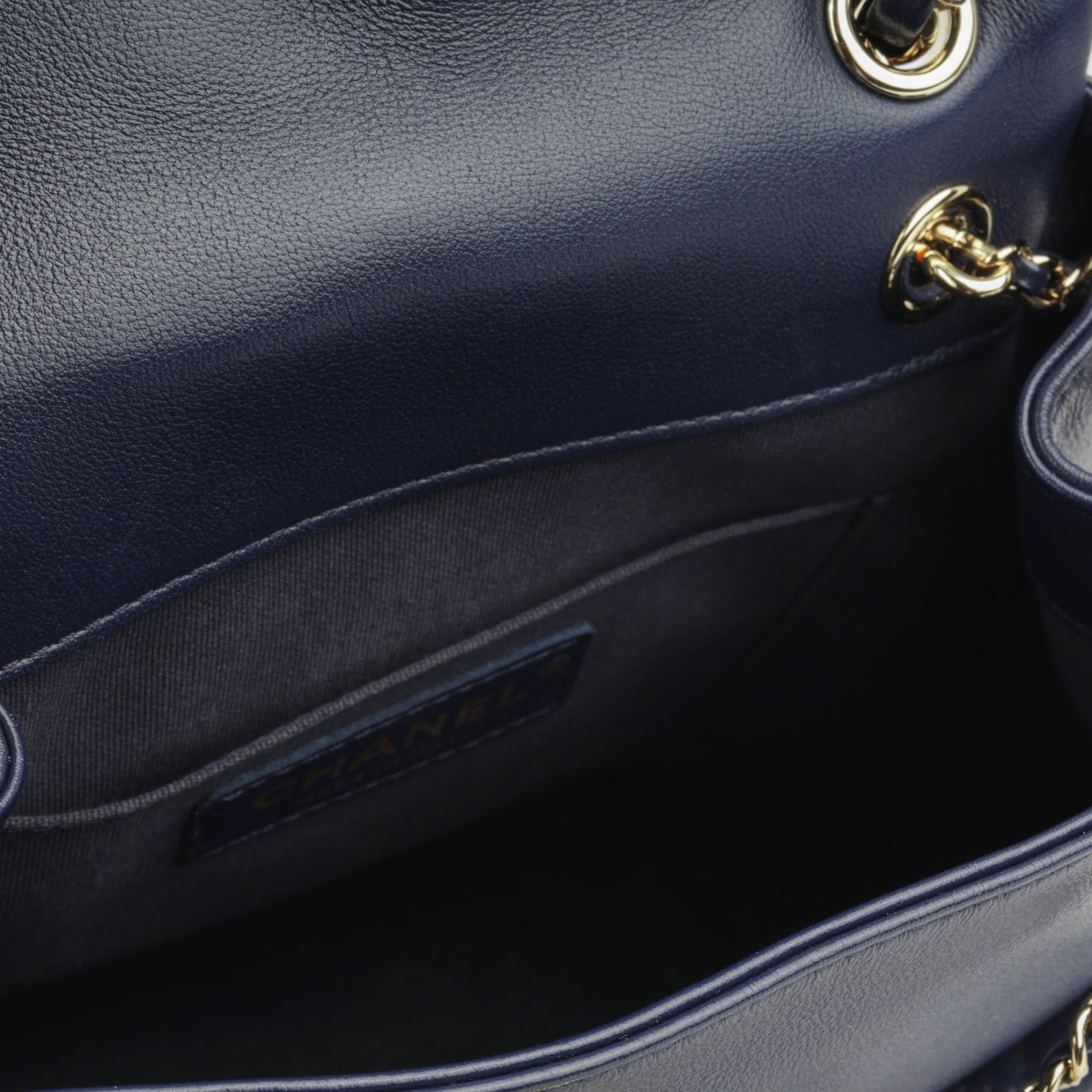 Chanel Luxury Lambskin Gold Backpack Lambskin Rovelle Bags