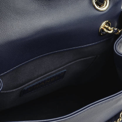 Chanel Luxury Lambskin Gold Backpack Lambskin Rovelle Bags