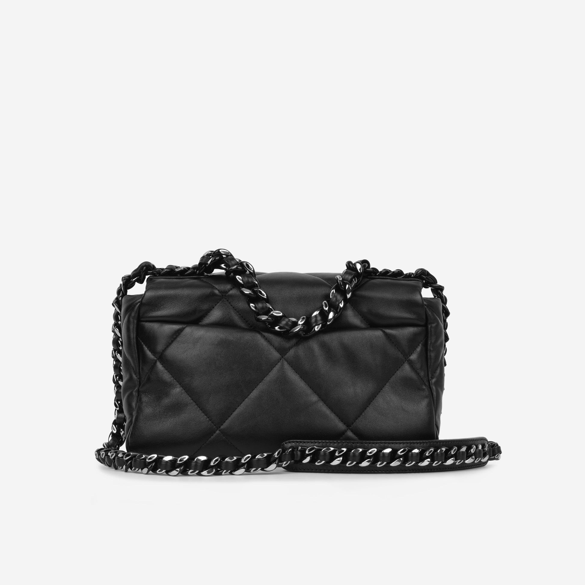 Chanel Chanel 19 Lambskin Black Shoulder Bag Style 10 Rovelle Bags