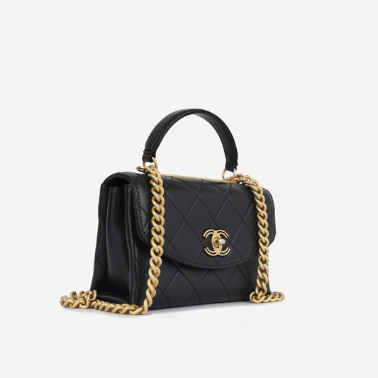 Chanel Small Trendy Spirit Top Handle Rovelle Bags