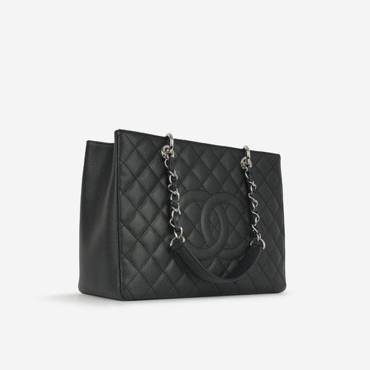 Chanel Timeless Caviar Black Tote Bag Style 16 Rovelle Bags