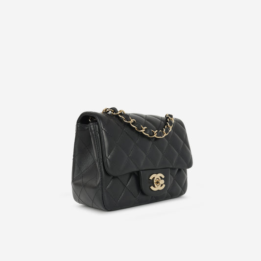 Chanel Mini Square Classic Flap Rovelle Bags