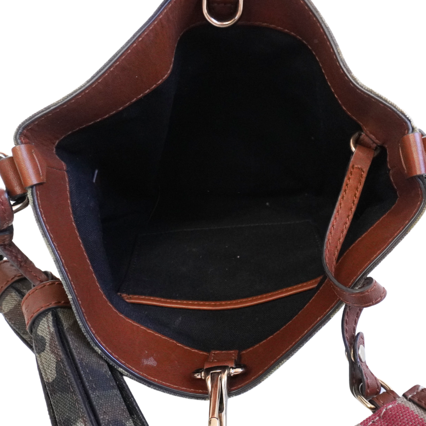 Burberry Handbags Check Bucket Bag
