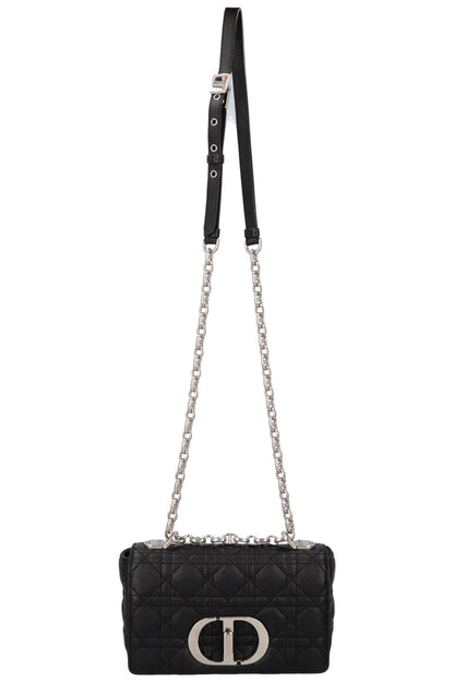 Christian Dior Small Caro Bag Leather Black Rovelle Bags