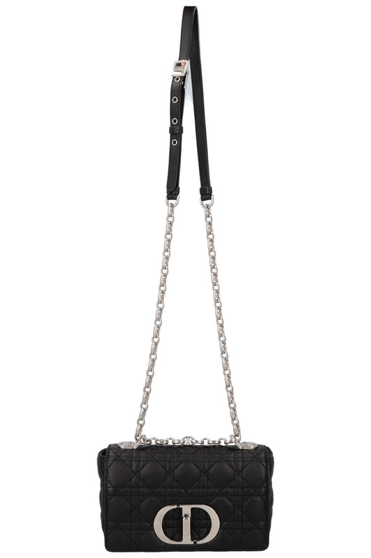Christian Dior Small Caro Bag Leather Black Rovelle Bags