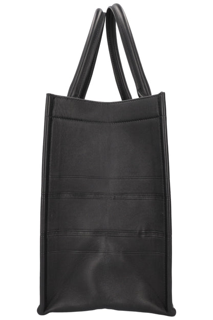 Christian Dior Medium Book Tote Black Leather Rovelle Bags
