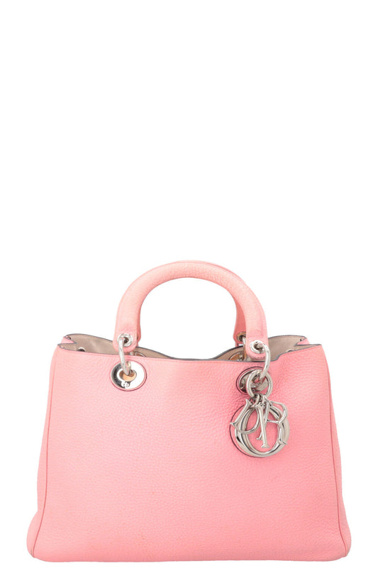 Christian Dior Diorissimo Tote Leather Pink Rovelle Bags