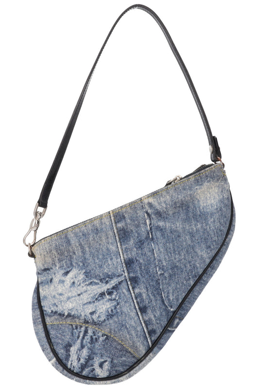 CHIRSTIAN DIOR Saddle Bag Denim Rovelle Bags