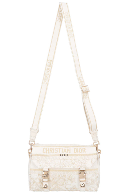 Christian Dior Diorcamp Messenger Bag White Gold Rovelle Bags