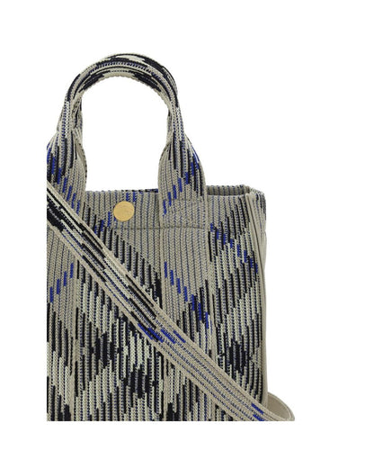 Burberry Knitted Lola Gray Shoulder Bag