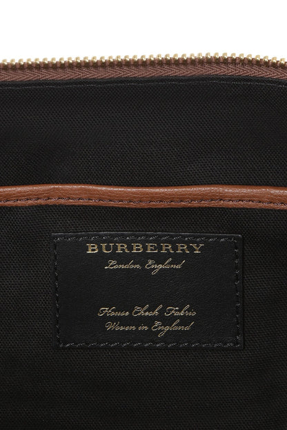 BURBERRY ABINGDON DERBY HOUSE CHECK LEATHER CROSSBODY