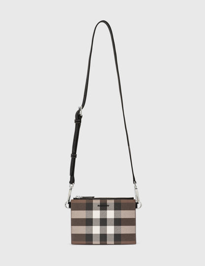 BURBERRY BENJI CHECK CROSSBODY BAG