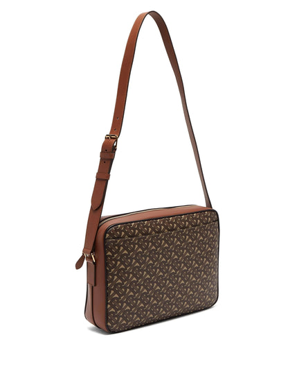 Burberry COATED KNIGHT Canvas Crossbody Bag