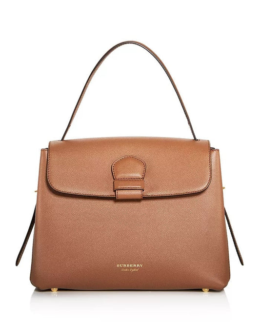 BURBERRY CAMBERLEY CALFSKIN LEATHER SATCHEL BAG