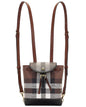 BURBERRY BROWN CHECK MICRO BACKPACK