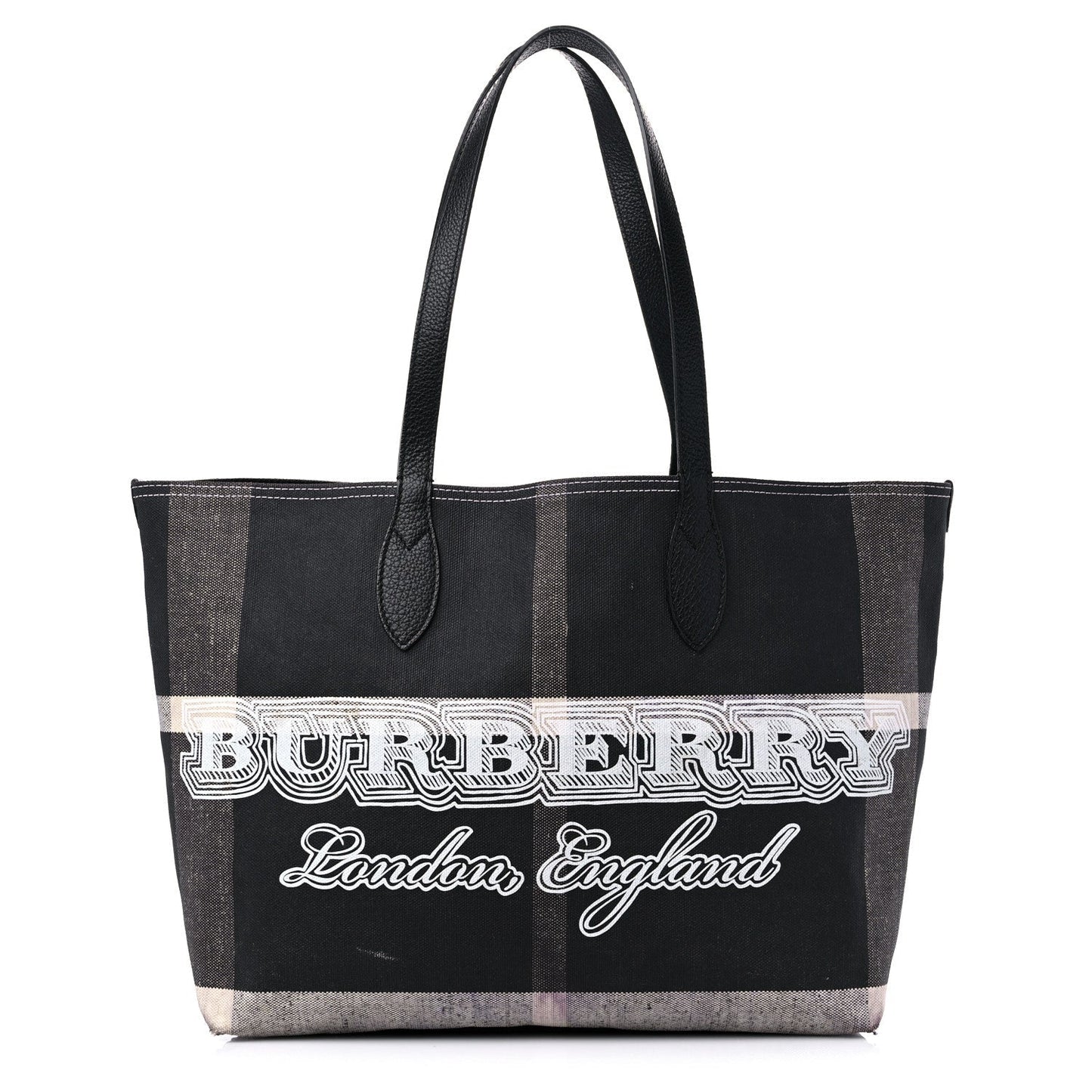 Burberry DOODLE Coated Canvas Black Shoulder Bag