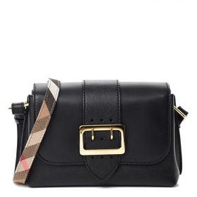 Burberry MEDIUM BUCKLE Leather Crossbody Bag