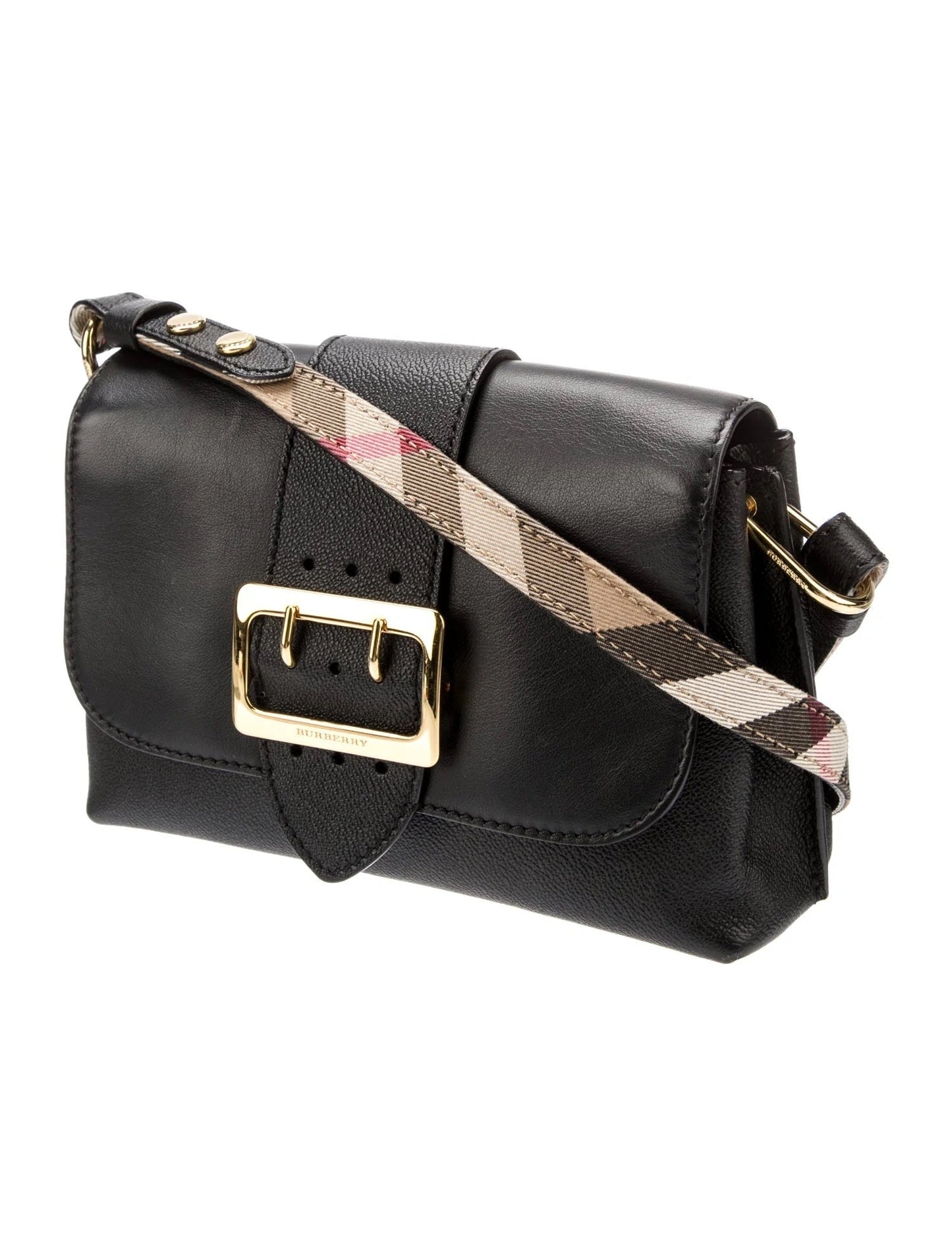 Burberry MEDIUM BUCKLE Leather Crossbody Bag