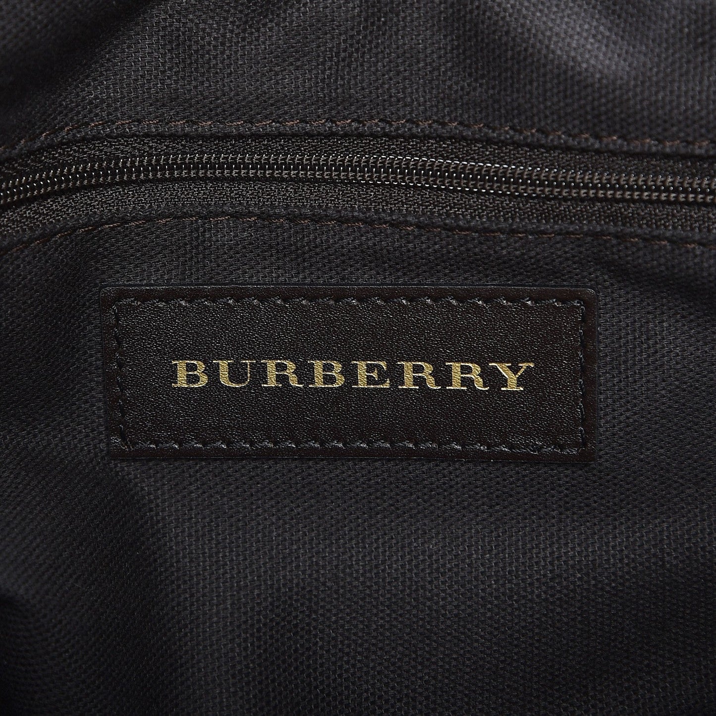 Burberry HAYMARKET GOLDERTON Check Gold Shoulder Bag