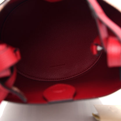 Burberry HAYMARKET LORNE Leather Beige Crossbody Bag