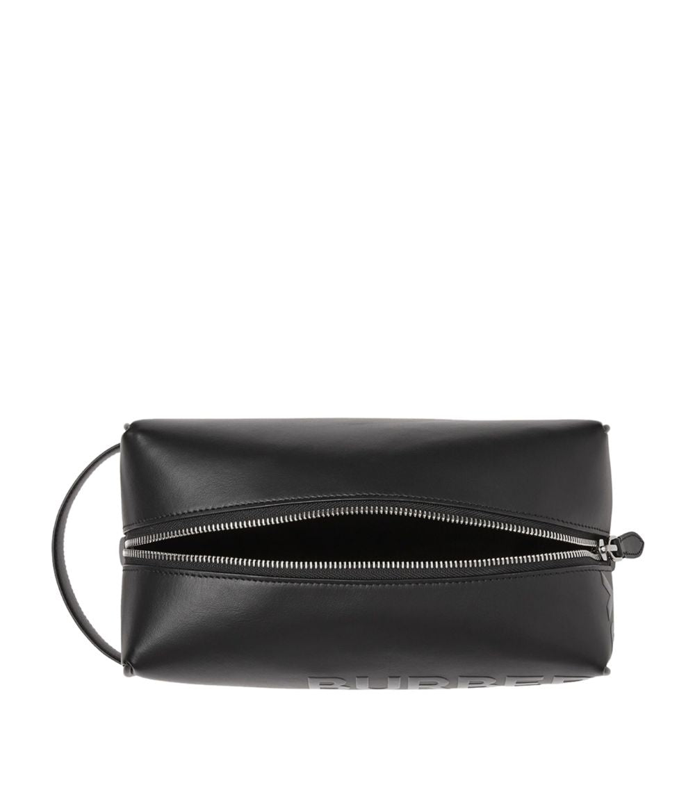 Burberry HORSEFERRY TOILETRY Leather Handbag