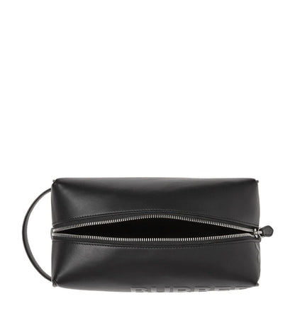 Burberry HORSEFERRY TOILETRY Leather Handbag