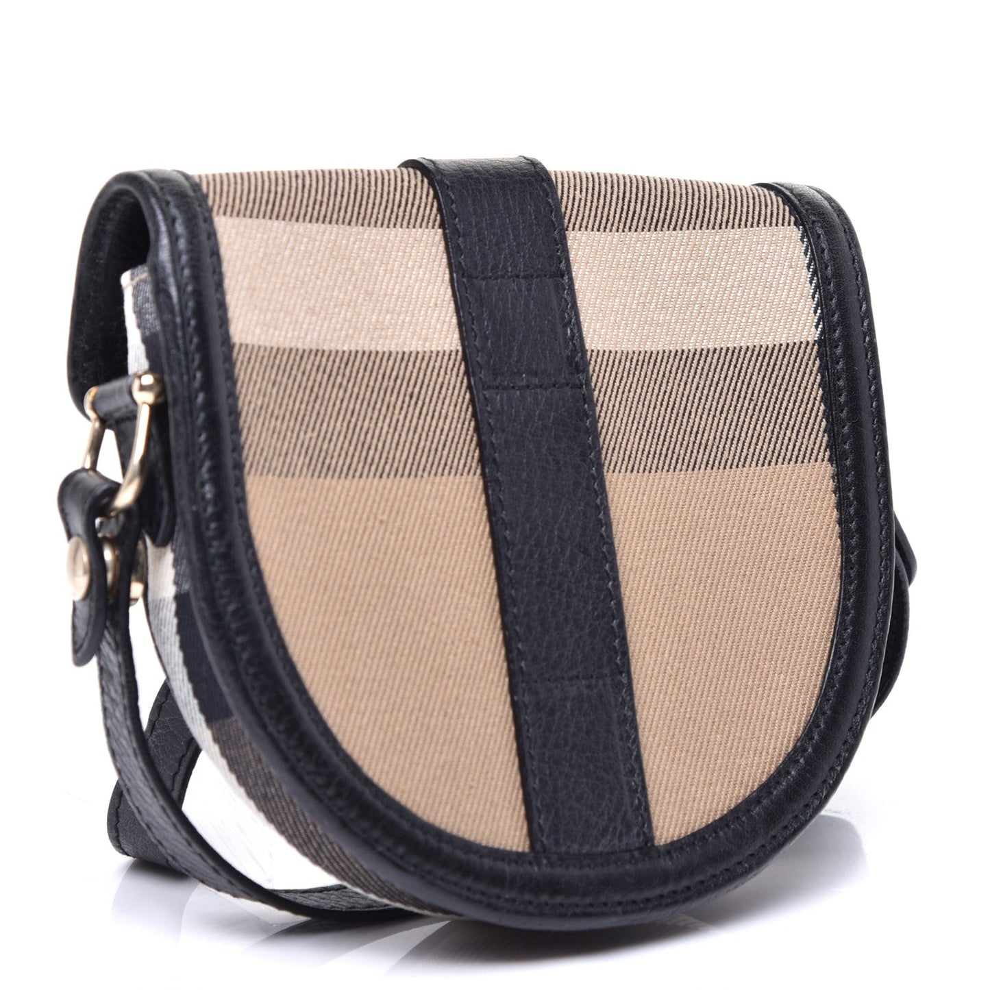 Burberry NOVA MINI Check Beige Crossbody Bag