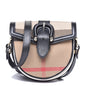 Burberry NOVA MINI Check Beige Crossbody Bag