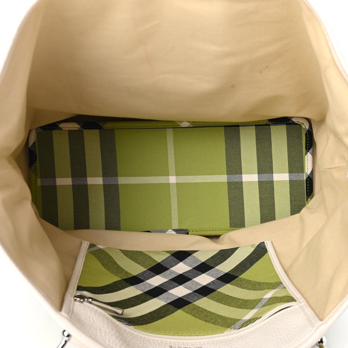 Burberry NOVA LIME Check Green Shoulder Bag
