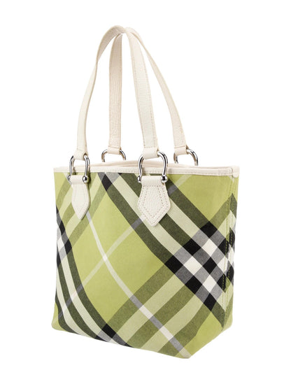 Burberry NOVA LIME Check Green Shoulder Bag