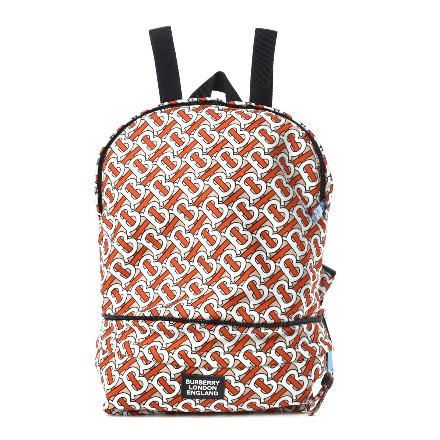 BURBERRY NYLON MONOGRAM CONVERTIBLE VERMILION BUM/ BACKPACK