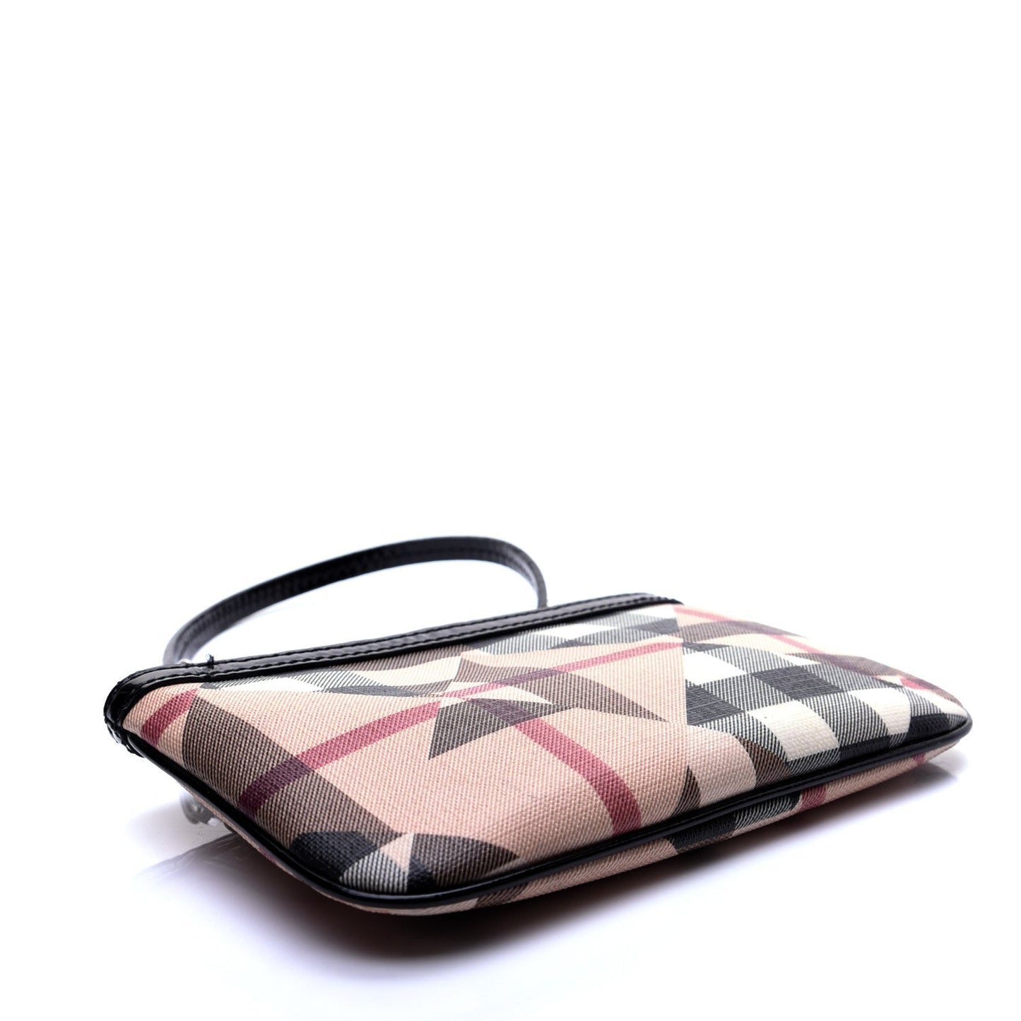 Burberry PATCHWORK WRISTLET Check Clutch Bag