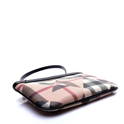 Burberry PATCHWORK WRISTLET Check Clutch Bag