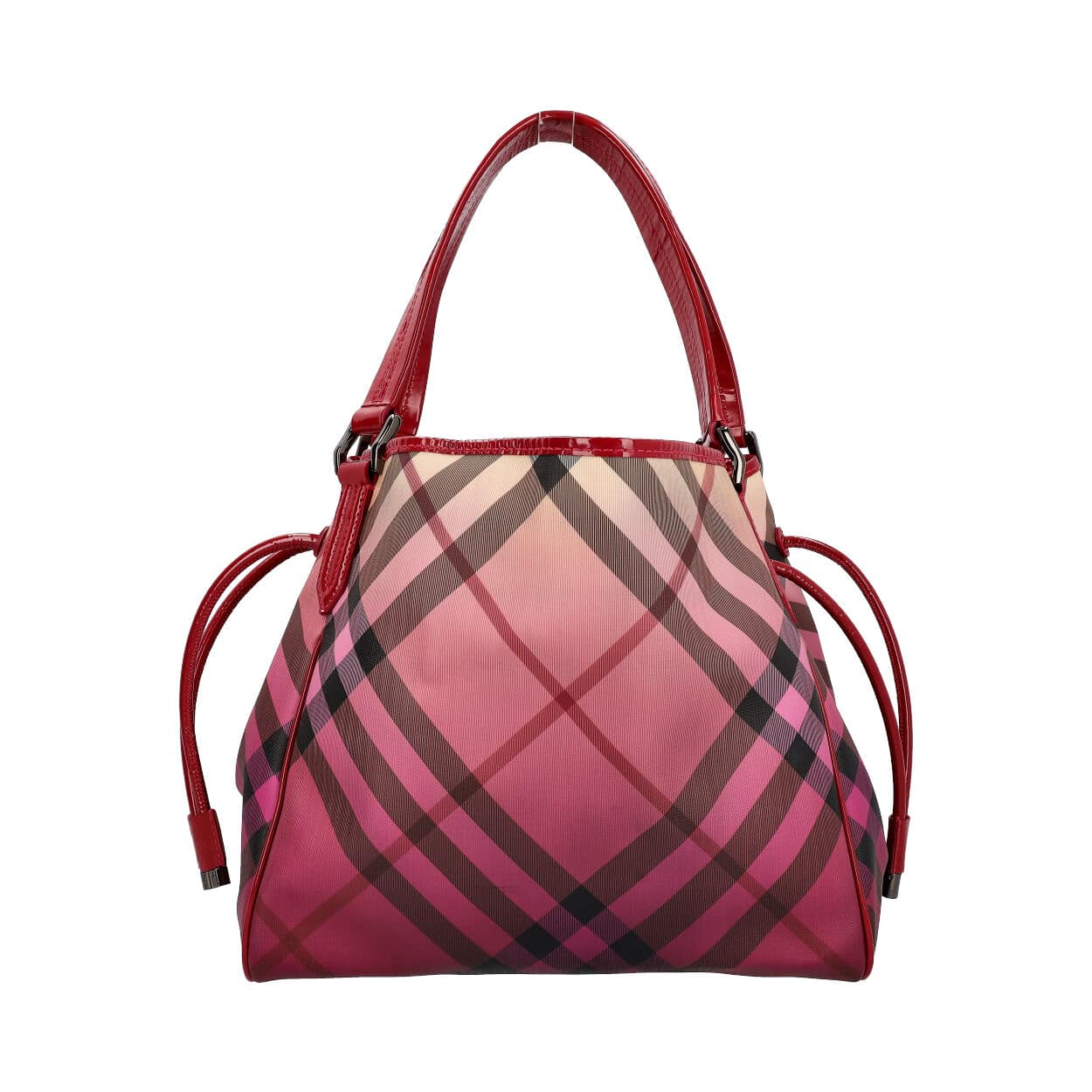 Burberry Nova Raspberry Canvas Shoulder Bag