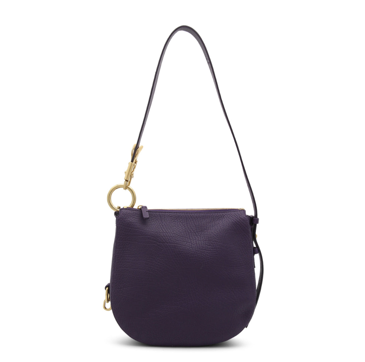 Burberry GRAINED KNIGHT Leather Shoulder Bag