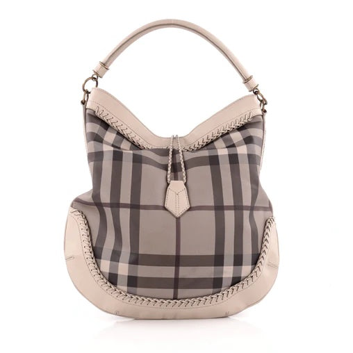 Burberry SMOKED PARADE Check Shoulder Bag