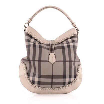 Burberry SMOKED PARADE Check Shoulder Bag