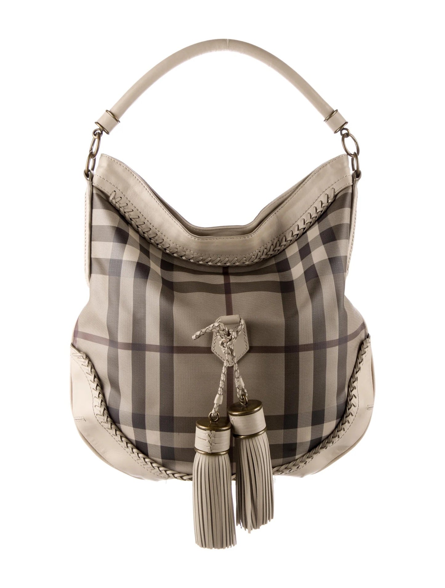 Burberry SMOKED PARADE Check Shoulder Bag