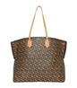 BURBERRY TB MONOGRAM SOCIETY TOP HANDLE TOTE BAG