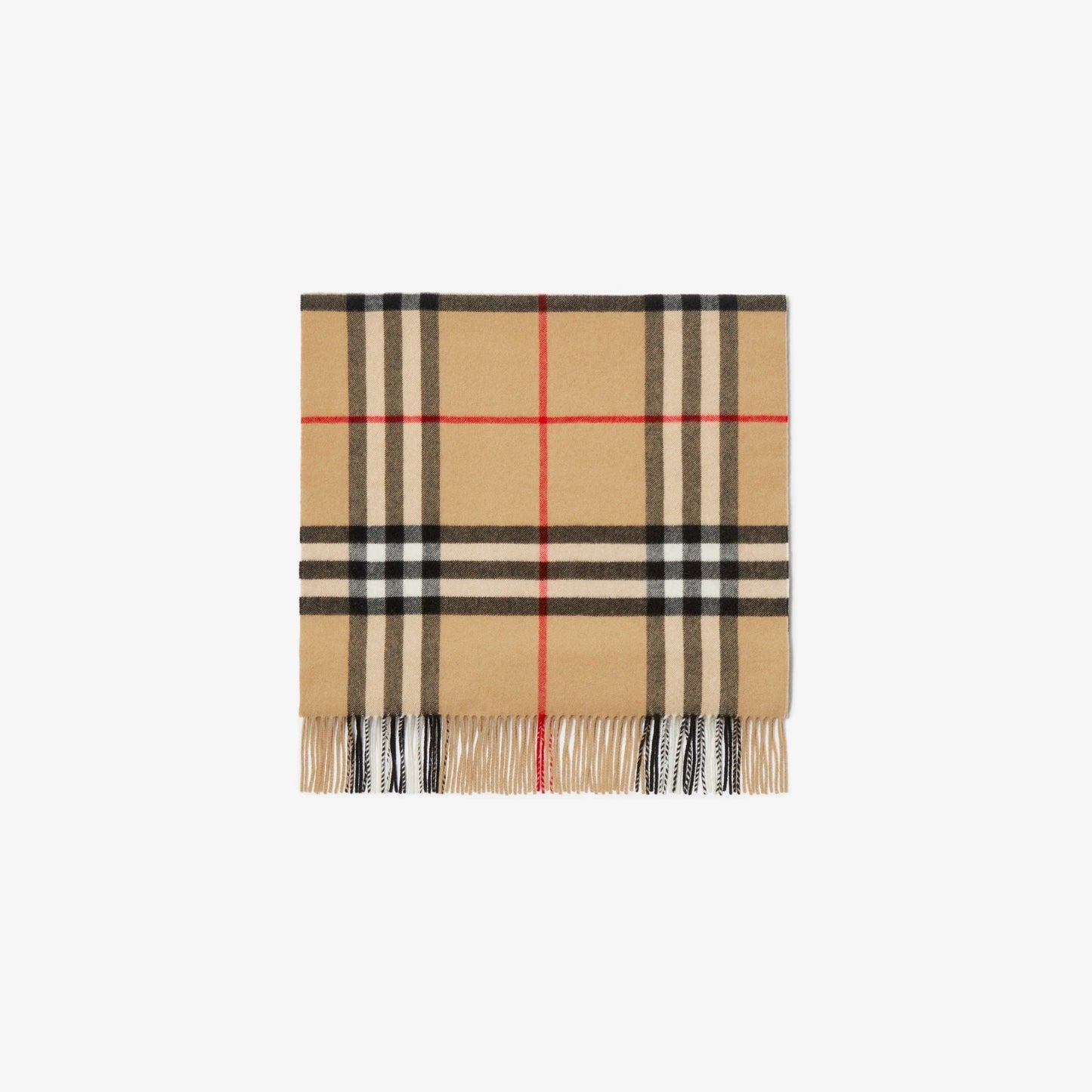 BURBERRY WIDE CHECK CASHMERE SCARF