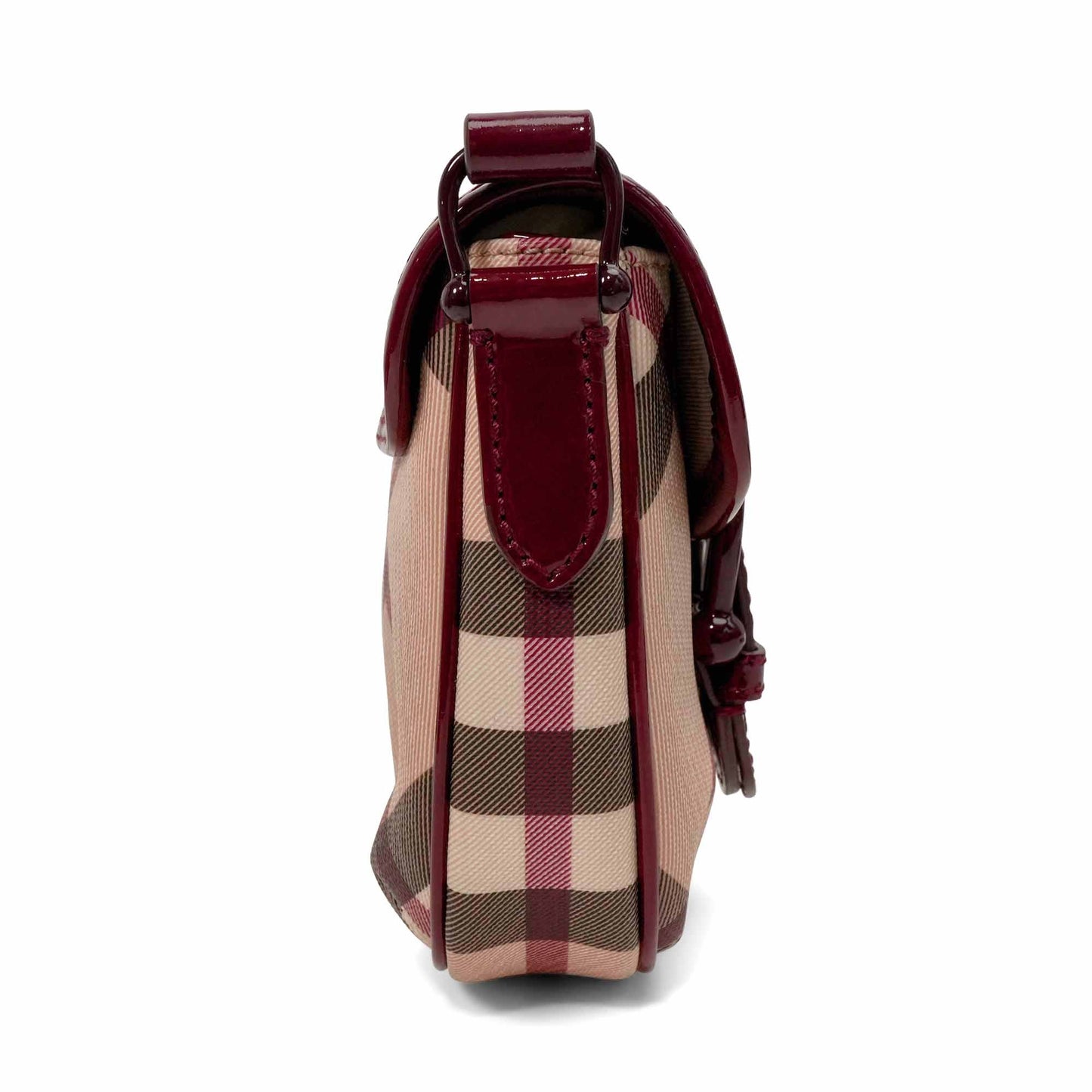 Burberry Novacheck Mini Check Beige Crossbody Bag