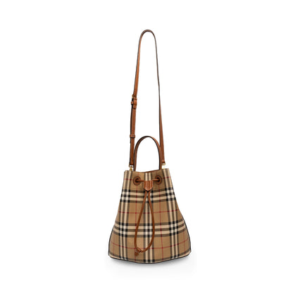 Burberry Handbags Check Bucket Bag Style 2