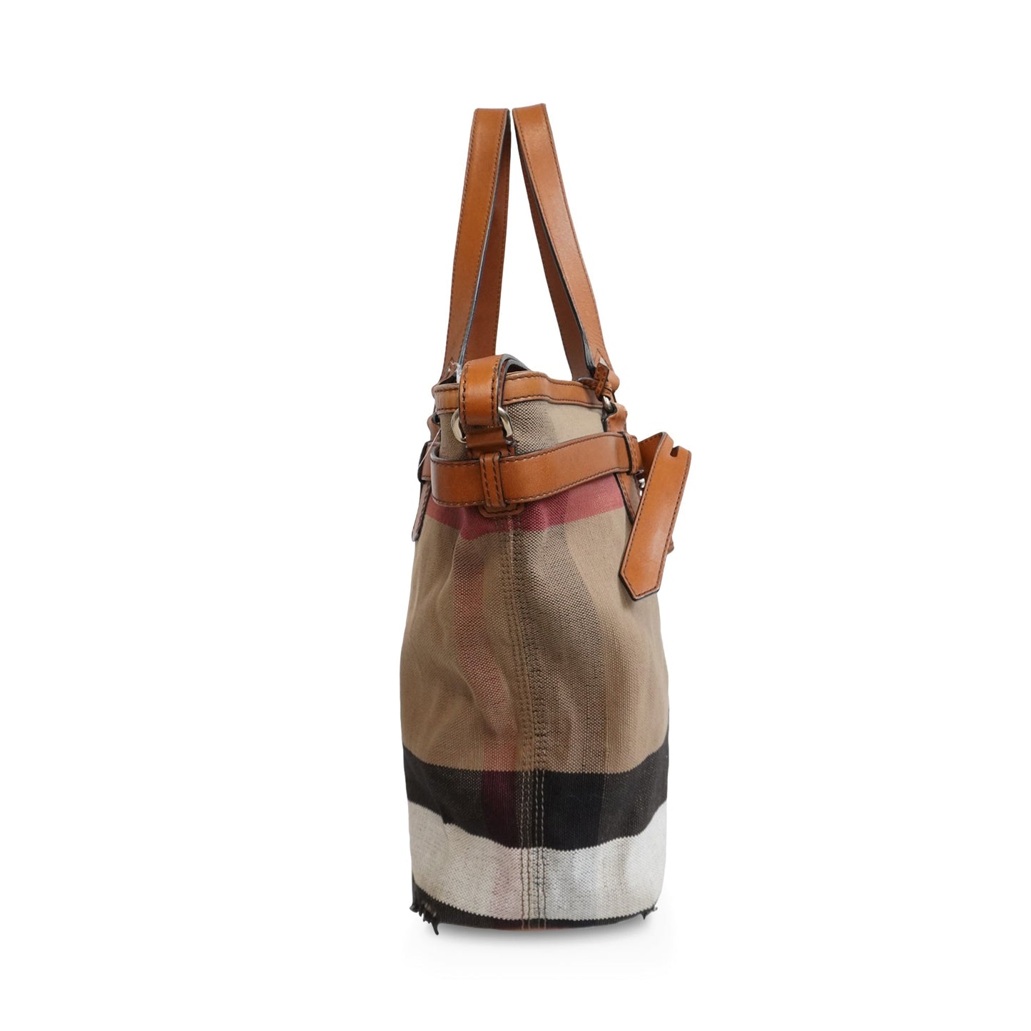 Burberry Novacheck Handbags Canvas Tote Bag