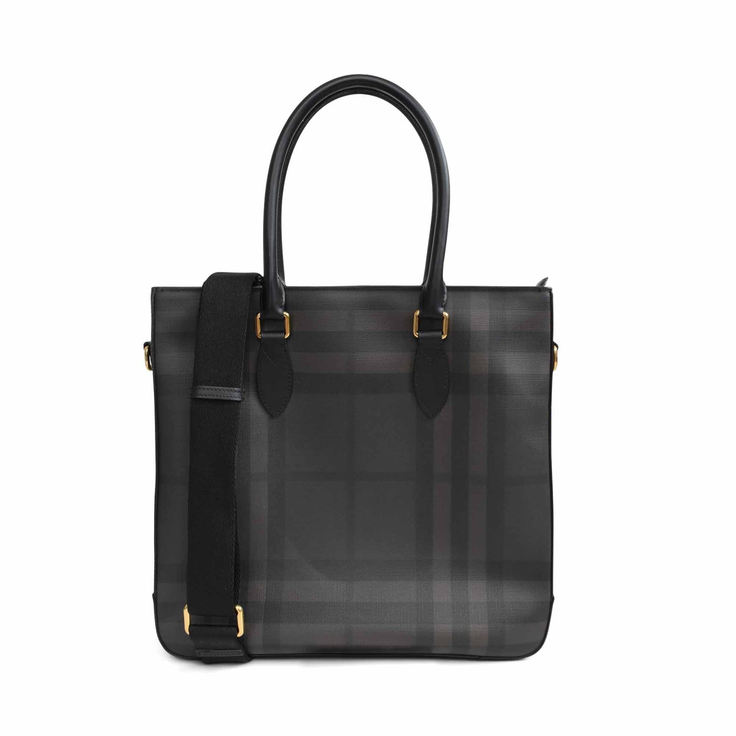 Burberry Novacheck Handbags Canvas Brown Tote Bag